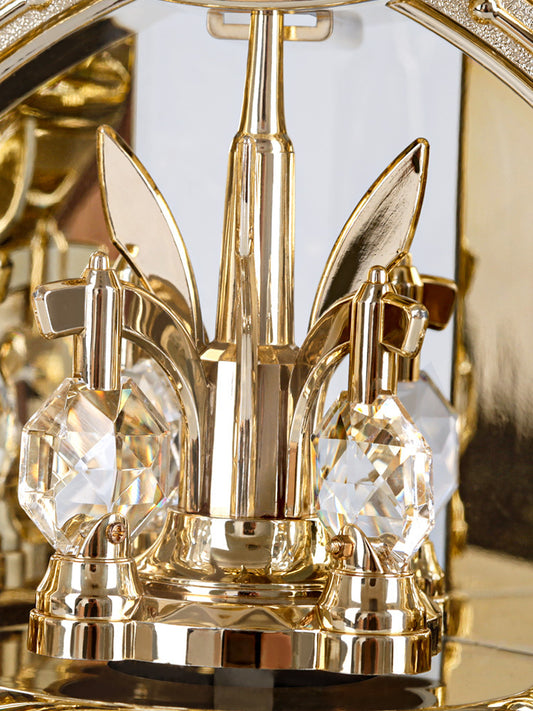 Silent Crystal Pendulum Desk Clock