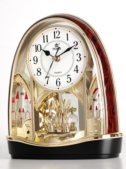 Silent Crystal Pendulum Desk Clock