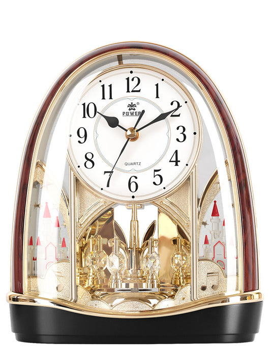 Silent Crystal Pendulum Desk Clock