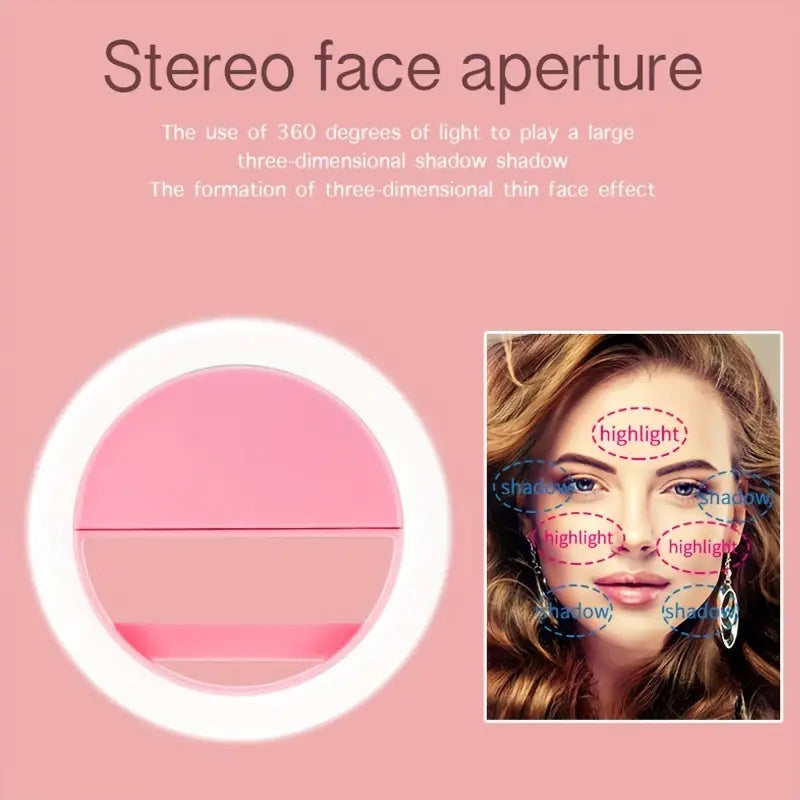 Clip-On Selfie Ring Light